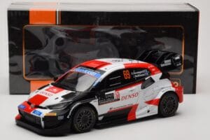 Toyota GR Yaris Rally1 #69 K. Rovanpera / J. Halttunen Rally Monte Carlo World Champion 2023 IXO 1:18 18RMC152B Metal - imagen 6 de 6