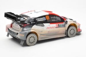 Toyota GR Yaris Rally1 #69 K. Rovanpera / J. Halttunen Safari Rally Kenya 2023 Dirty Version IXO 1:18 18RMC173B Metal - imagen 2 de 6