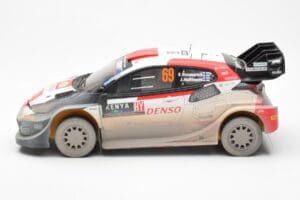 Toyota GR Yaris Rally1 #69 K. Rovanpera / J. Halttunen Safari Rally Kenya 2023 Dirty Version IXO 1:18 18RMC173B Metal - imagen 3 de 6
