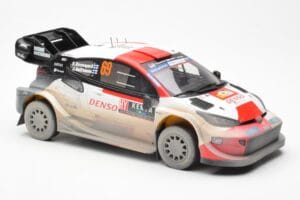 Toyota GR Yaris Rally1 #69 K. Rovanpera / J. Halttunen Safari Rally Kenya 2023 Dirty Version IXO 1:18 18RMC173B Metal - imagen 4 de 6