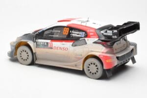 Toyota GR Yaris Rally1 #69 K. Rovanpera / J. Halttunen Safari Rally Kenya 2023 Dirty Version IXO 1:18 18RMC173B Metal - imagen 5 de 6