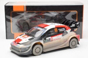 Toyota GR Yaris Rally1 #69 K. Rovanpera / J. Halttunen Safari Rally Kenya 2023 Dirty Version IXO 1:18 18RMC173B Metal - imagen 6 de 6
