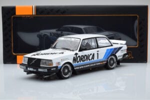 Volvo 240 Turbo Nordica #1 J. Cecotto / A. Olafsson ETCC Brno 1986 IXO 1:18 18RMC087 Metal - imagen 6 de 6