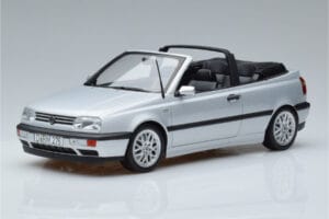 Volkswagen Golf Mk3 Descapotable Plata Norev 1:18 188468 Metal
