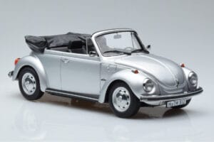 Volkswagen Beetle 1303 Cabriolet Plateado Norev 1:18 188530 Metal - imagen 4 de 6