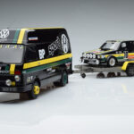 Volkswagen LT35 + Golf 1 GTI Group 2 Black Otto 1:18