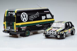 Volkswagen LT35 + Golf 1 GTI Group 2 Black Otto 1:18 OT353 Resina - imagen 4 de 6