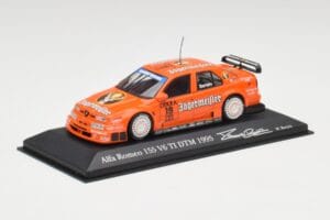 Alfa Romeo 155 V6 TI #19 Jagermeister M. Bartels DTM 1995 Minichamps 1:43 430950219 Metal - imagen 2 de 4