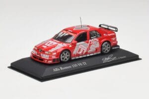 Alfa Romeo 155 V6 TI #2 Team Alfa Corse A. Nannini DTM 1994 Minichamps 1:43 430940202 Metal - imagen 2 de 4