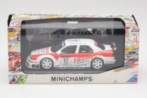 Alfa Romeo 155 V6 TI #27 M. Alen Presentation DTM 1995 Minichamps 1:43 430950227 Metal - imagen 4 de 4