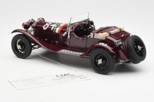 Alfa Romeo 1750 GS Spider #84 T. Nuvolari / B. Guidotti Mille Miglia Winner 1930 CMC 1:18 M-141 Metal - imagen 5 de 6