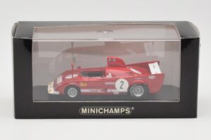 Alfa Romeo 33 TT 12 #2 A. Merzario / J. Laffite 1000km Monza Winner 1975 Minichamps 1:43 403751202 Metal - imagen 4 de 4