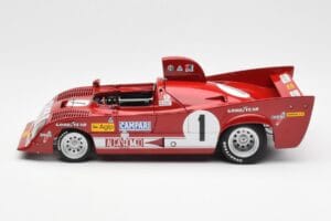 Alfa Romeo 33TT 12 #1 A. Merzario / J. Laffite 1000km Nurburgring Winner 1975 AUTOart 1:18 87505 Metal - imagen 4 de 8