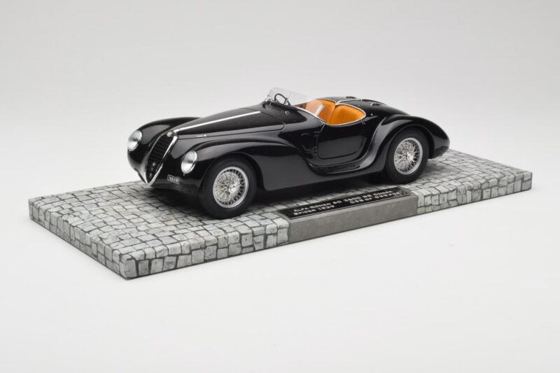 Alfa Romeo 6C 2500 SS Corsa Spider Negro Minichamps 1:18 107120231 Metal