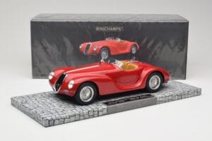 Alfa Romeo 6C 2500 SS Corsa Spider Rojo Minichamps 1:18 107120230 Resina - imagen 6 de 6