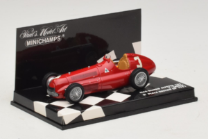 Alfa Romeo 159 Alfetta #3 C. Sanesi 6th Place British GP 1951 Minichamps 1:43 400511203 Metal - imagen 2 de 5