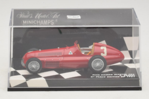 Alfa Romeo 159 Alfetta #3 C. Sanesi 6th Place British GP 1951 Minichamps 1:43 400511203 Metal - imagen 5 de 5