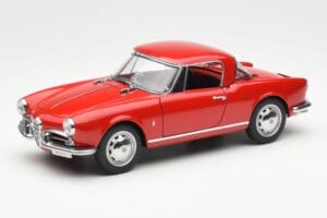 Alfa Romeo Giulietta 1300 Spider Rojo AUTOart 1:18 70157 Metal