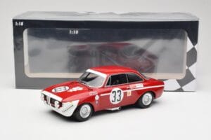 Alfa Romeo GTA 1300 Junior #33 T. Hezemans / G. van Lennep Division 1 Winners 4 Hours of Jarama 1972 Minichamps 1:18 15572123 - imagen 6 de 6