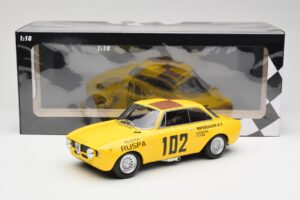 Alfa Romeo GTA 1300 #102 Squadra Corse R. Zanetti / M. Ruspa / Monzeglio Targa Florio 1971 Minichamps 1:18 155711202 Metal - imagen 6 de 6