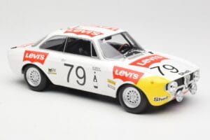 Alfa Romeo GTA 1300 #79 H. Rubens / C. Van Ryn 24 Hours of Spa 1971 Minichamps 1:18 155711279 Metal - imagen 4 de 6