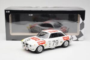 Alfa Romeo GTA 1300 #79 H. Rubens / C. Van Ryn 24 Hours of Spa 1971 Minichamps 1:18 155711279 Metal - imagen 6 de 6