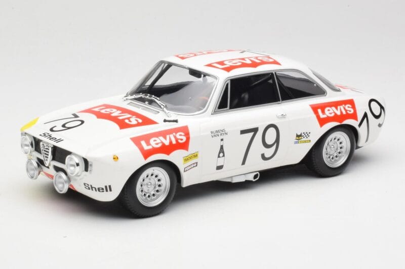 Alfa Romeo GTA 1300 #79 H. Rubens / C. Van Ryn 24 Hours of Spa 1971 Minichamps 1:18 155711279 Metal