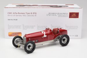 Alfa Romeo P3 #2 R. Caracciola German GP Winner 1932 CMC 1:18 M-220 Metal - imagen 6 de 6