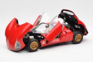 Alfa Romeo 33 Stradale Rojo AUTOart 1:18 70191 Metal - imagen 2 de 8