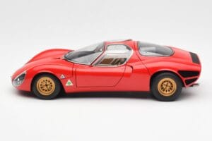 Alfa Romeo 33 Stradale Rojo AUTOart 1:18 70191 Metal - imagen 4 de 8