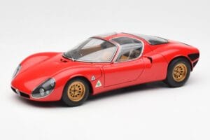 Alfa Romeo 33 Stradale Rojo AUTOart 1:18 70191 Metal