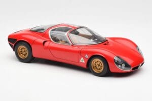 Alfa Romeo 33 Stradale Rojo AUTOart 1:18 70191 Metal - imagen 6 de 8