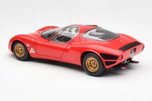 Alfa Romeo 33 Stradale Rojo AUTOart 1:18 70191 Metal - imagen 7 de 8