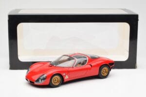 Alfa Romeo 33 Stradale Rojo AUTOart 1:18 70191 Metal - imagen 8 de 8