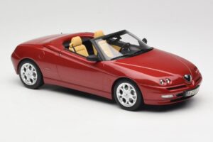 Alfa Romeo Spider 916 Proteo Red Metallic Norev 1:18 187854 Metal - imagen 4 de 6