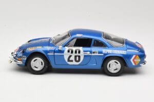 Alpine A110 1600S #28 Alpine-Renault O. Andersson / D. Stone Rally Monte Carlo 1971 Maisto 1:18 56033 Metal - imagen 4 de 8