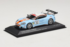 Aston Martin DBRS9 Gulf #92 T. Enge / Lechner VLN 250 Nurburgring 2008 Minichamps 1:43 400081392 Metal - imagen 2 de 4