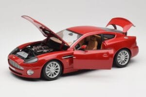 Aston Martin V12 Vanquish Rojo Bburago 1:18 34063 Metal - imagen 2 de 8