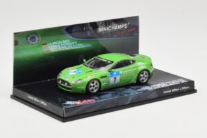 Aston Martin V8 Vantage N24 #7 U. Bez / Porritt / R. Meaden 24 Hours Nurburgring 2008 Minichamps 1:43 437081307 Metal - imagen 2 de 4
