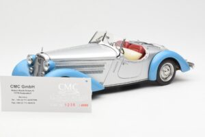 Audi 225 Front Roadster Azul Plateado CMC 1:18 M-075B Metal