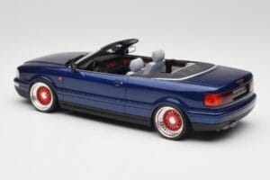 Audi 80 B4 Cabriolet Ming Azul Metallic Custom Wheels Otto 1:18 OT806-C Resina - imagen 5 de 6