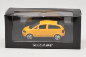 Audi A2 8Z Amarillo Minichamps 1:43 AUDI005 Metal - imagen 4 de 4