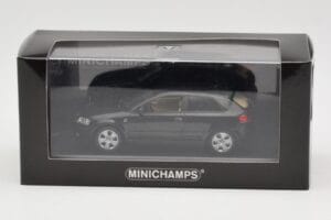 Audi A3 8P Black Metallic Minichamps 1:43 12000 Metal - imagen 4 de 4