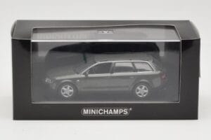 Audi A6 C5 Avant Gris Oscuro Minichamps 1:43 AUDI006 Metal - imagen 4 de 4