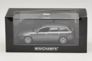 Audi A6 C6 Avant Grey Metallic Minichamps 1:43 400013011 Metal - imagen 5 de 5