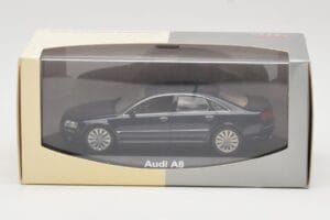 Audi A8 D3 Blue Metallic Light Interior Minichamps 1:43 20000001386003 Metal - imagen 4 de 4