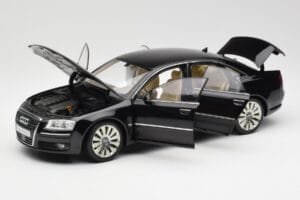 Audi A8 D3 W12 Negro Kyosho 1:18 09212BK Metal - imagen 2 de 8