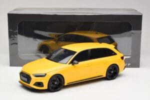 Audi RS4 B9 Avant 25 Aniversario Vegas Amarillo GT Spirit 1:18 GT935 Resina - imagen 6 de 6