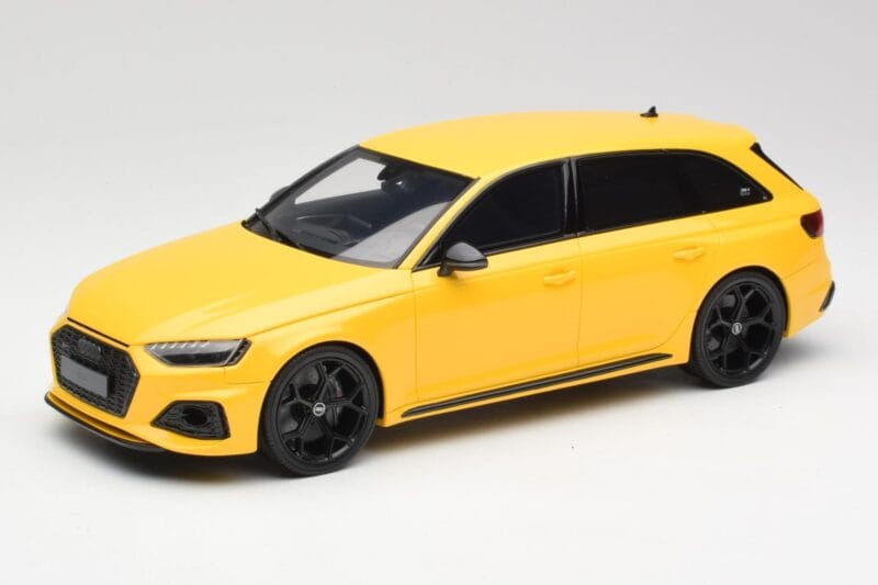 Audi RS4 B9 Avant 25 Aniversario Vegas Amarillo GT Spirit 1:18 GT935 Resina