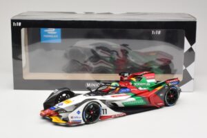 Audi e-tron FE05 Audi Sport ABT Schaeffler #11 L. di Grassi Formula E Season 5 2019 Minichamps 1:18 114180011 Metal - imagen 6 de 6